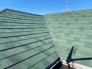 ３０年保証　屋根カバー・外壁塗装を施工致しました。